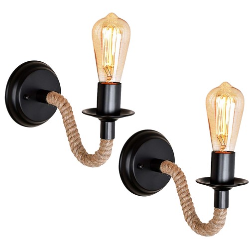 2pcs wall lights industrial - 2pcs,