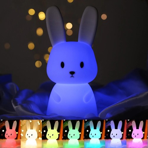 Silicone rabbit led night - silicone,