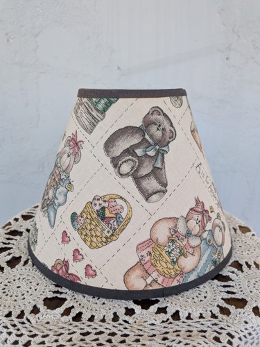 Teddy bear print lamp shade - print,