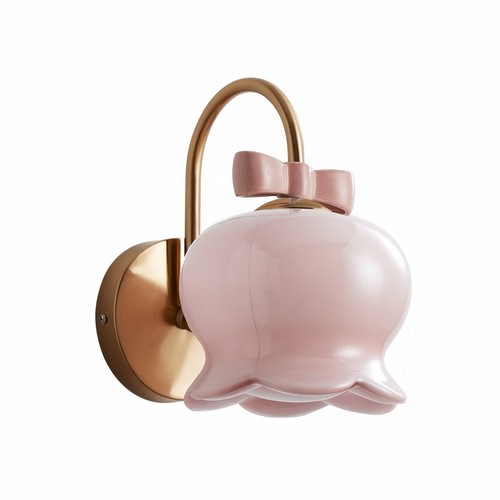 Wall lamp with glass - with,
