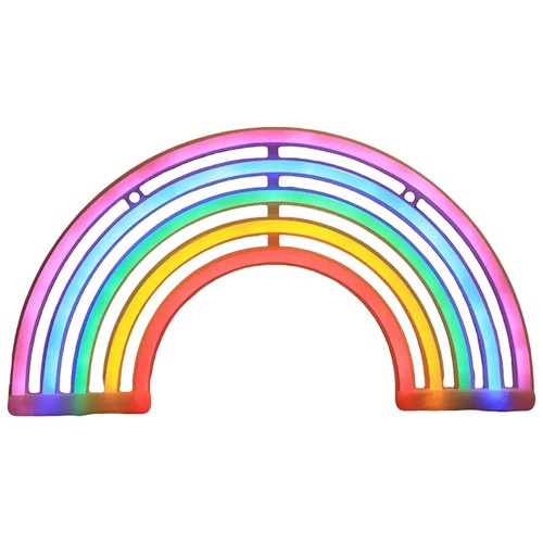 Colourful rainbow led neon - colourful,