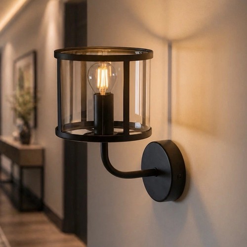 Breckett glass lamp - lamp, light